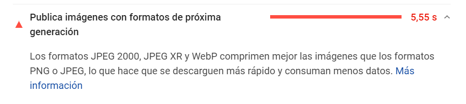 ¿Cómo mejorar tu puntuación en Google PageSpeed Insights con imágenes next-gen?