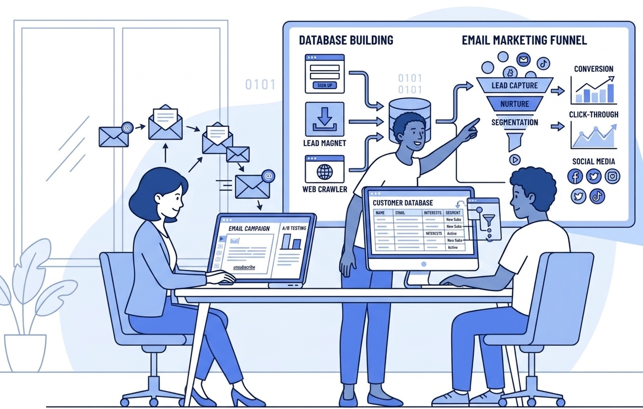 Mejores prácticas de email marketing para aumentar base de datos y generar leads